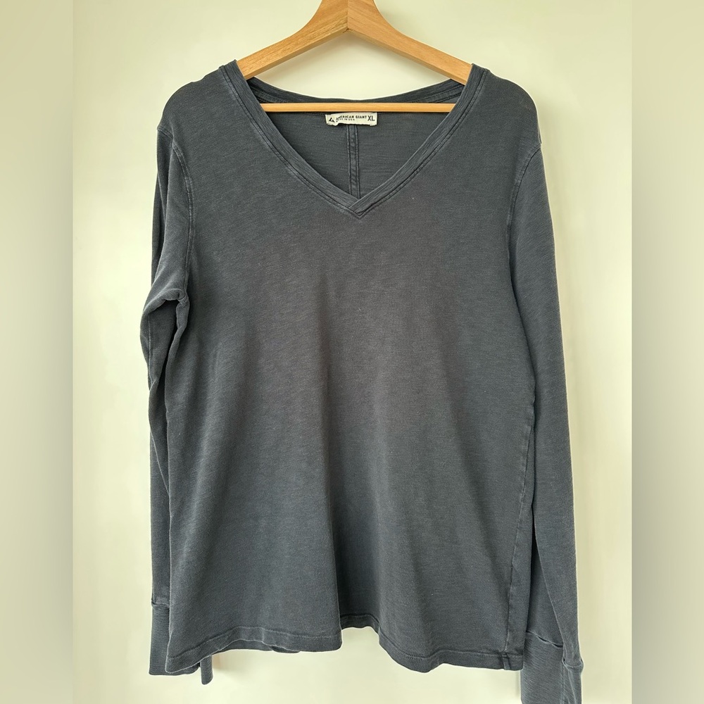 American Giant XL V-Neck Premium Cotton T-Shirt